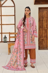 ZZ-UN-26013 – Rose Meadow Printed 3-Piece Lawn