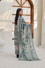 ZZ-UN-26029 Verdant Grace Unstitched 3-Piece Printed Lawn