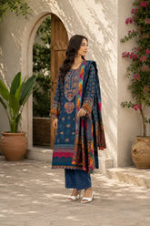 Midnight Mosaic Unstitched 3-Piece ZZ-DK-26058