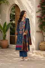 Midnight Mosaic Unstitched 3-Piece ZZ-DK-26058
