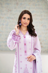 Lilac Aura Embroidered Lawn 3-Piece ZZ-EMB-26037