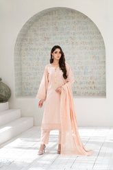 Blush Sand Embroidered Lawn 3-Piece ZZ-EMB-26038
