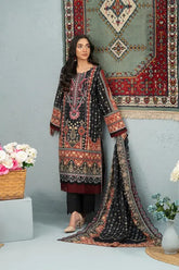 Unstitched 3 piece Print + Embroidery