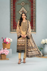 Desert Élan Print + Embroidery Unstitched 3-Piece ZZ-DK-26046