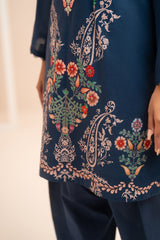 Elegant Bloom (Navy Blue) 3-piece