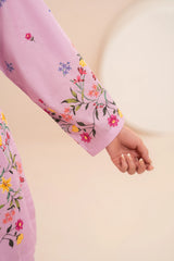 Lavender Bloom Stitched