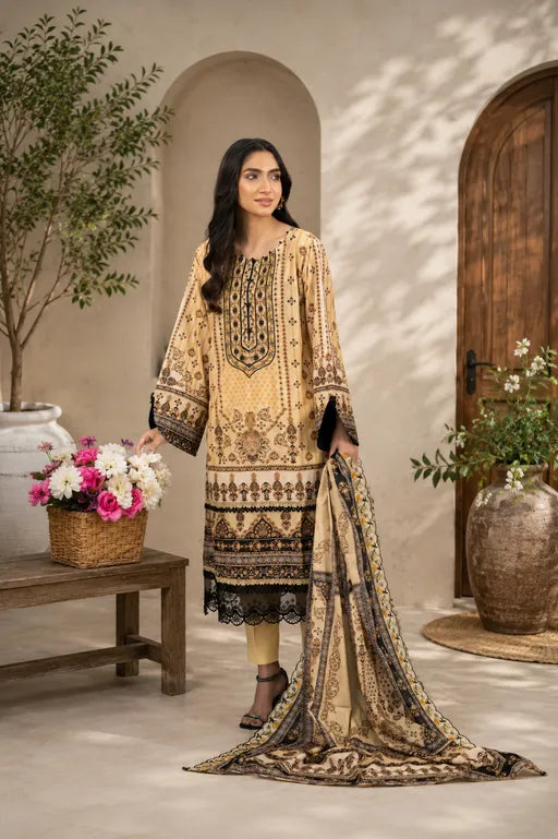 Desert Élan Unstitched 3-Piece ZZ-DK-26046
