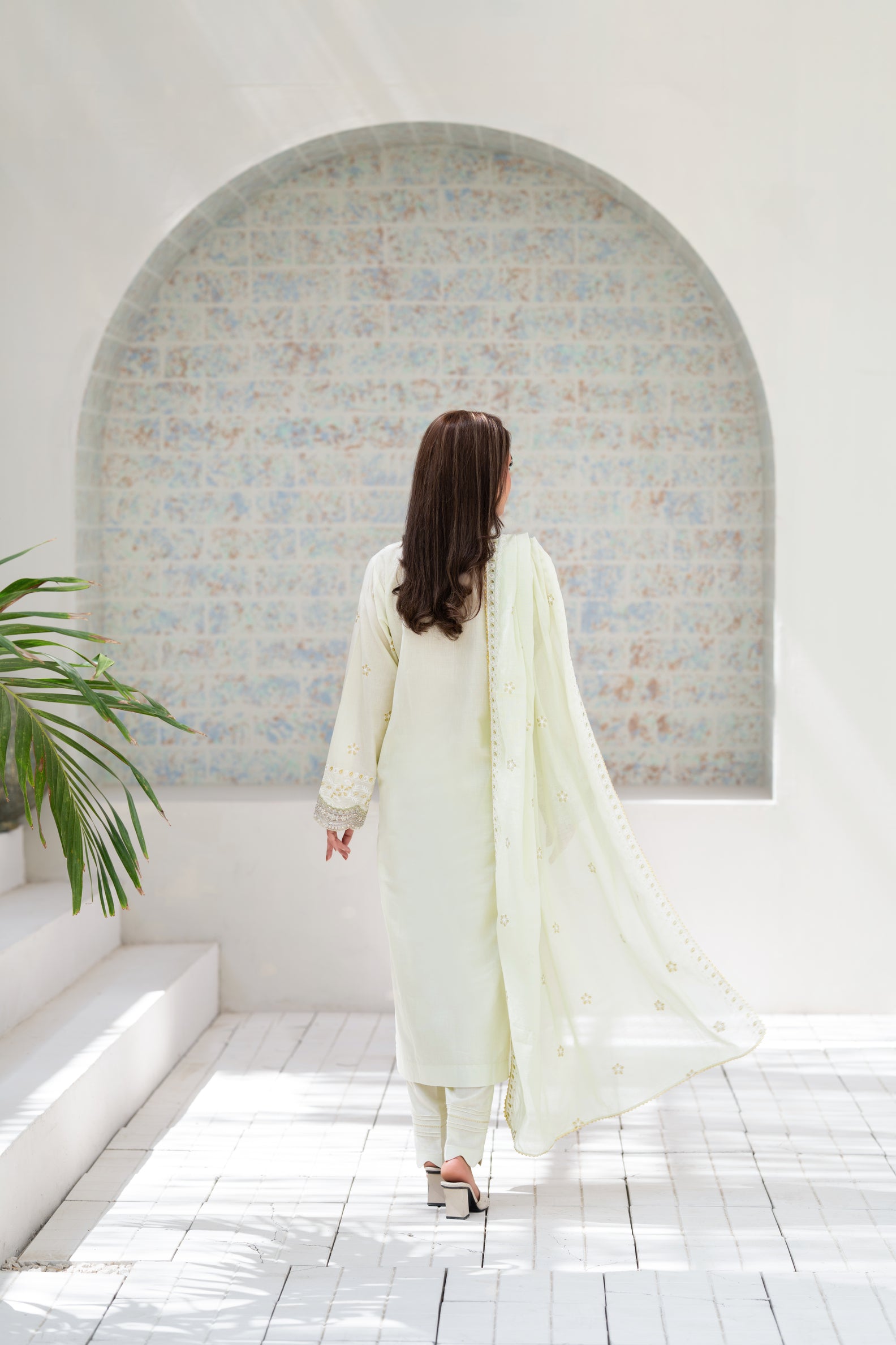 Mint Frost Embroidered Lawn 3-Piece | ZZ-EMB-26035