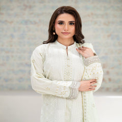 Mint Frost Embroidered Lawn 3-Piece | ZZ-EMB-26035