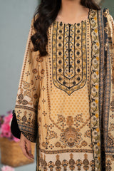 Desert Élan Print + Embroidery Unstitched 3-Piece ZZ-DK-26046