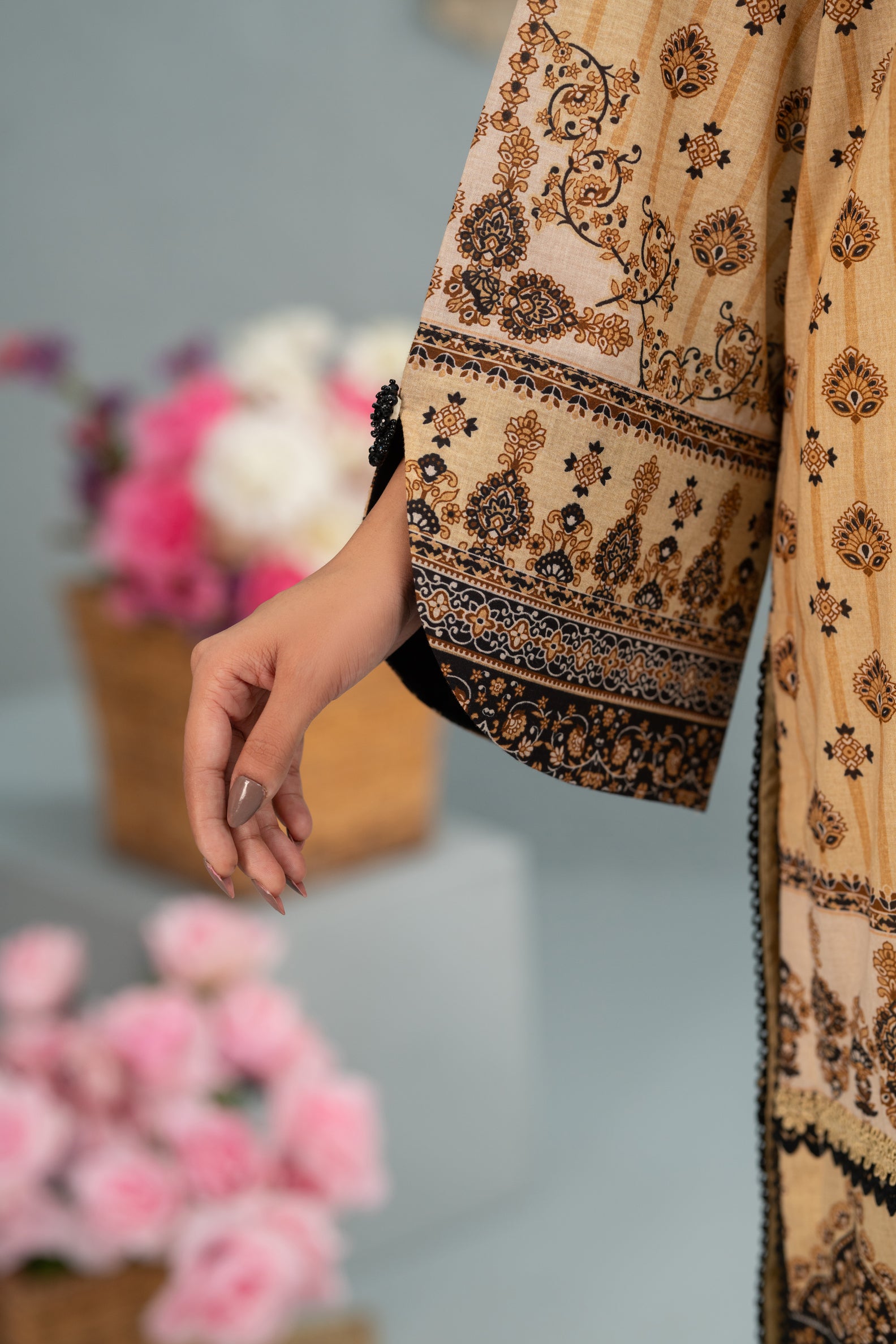 Desert Élan Print + Embroidery Unstitched 3-Piece ZZ-DK-26046