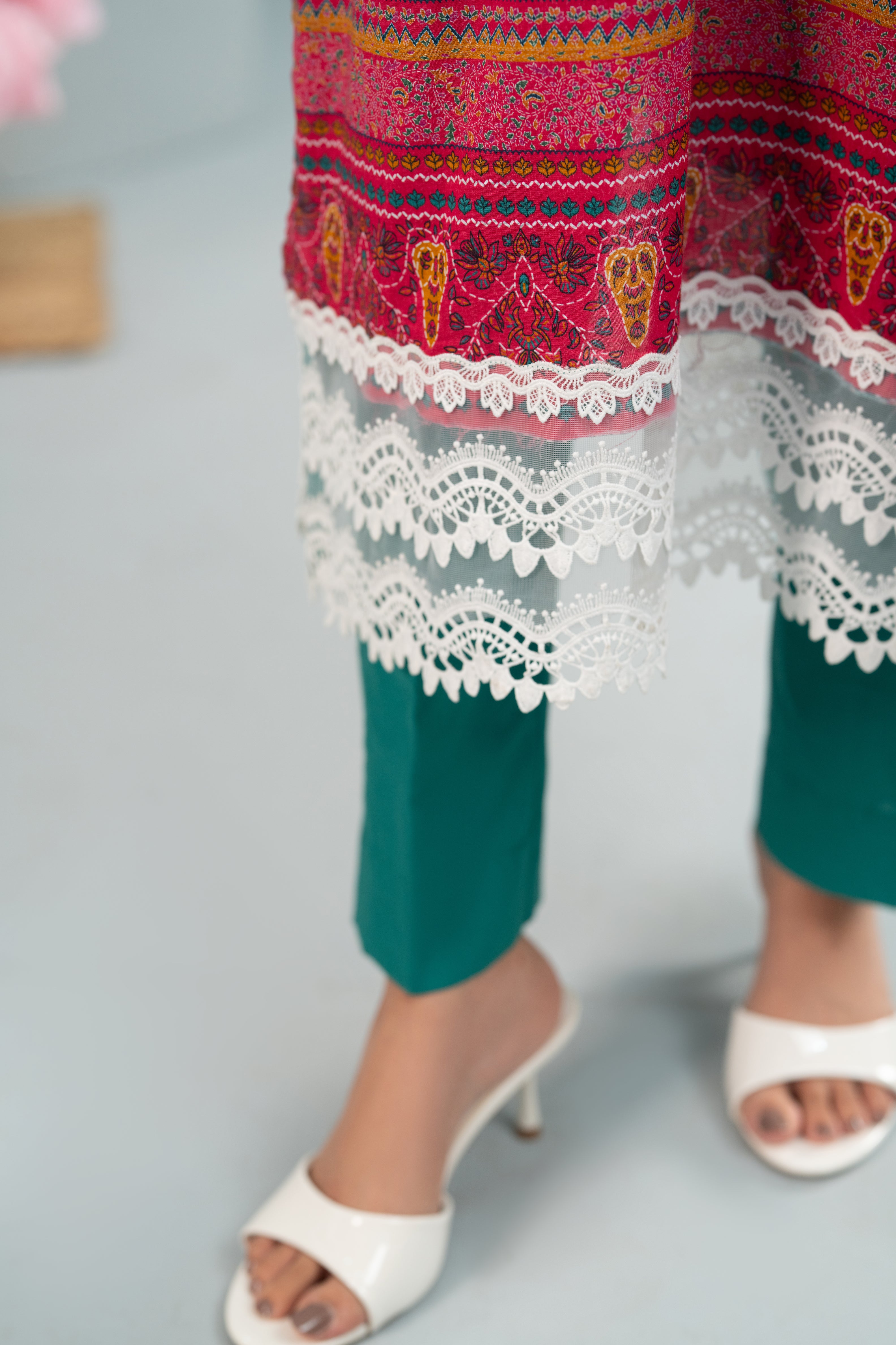 Aqua Heritage Print + Embroidery Unstitched 3-Piece ZZ-DK-26047
