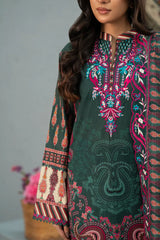 Unstitched 3 piece Print + Embroidery