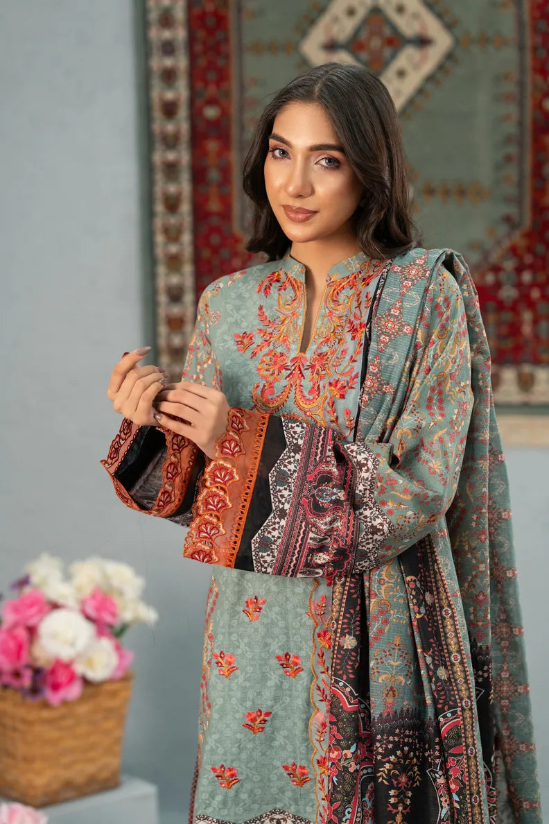 Celestial Sage Stitched 3-Piece ZZ-DK-26050