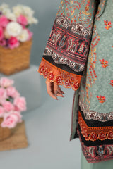 Print + Embroidery Unstitched 3-Piece ZZ-DK-26050