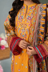 Saffron Souk Stitched 3-Piece ZZ-DK-26052