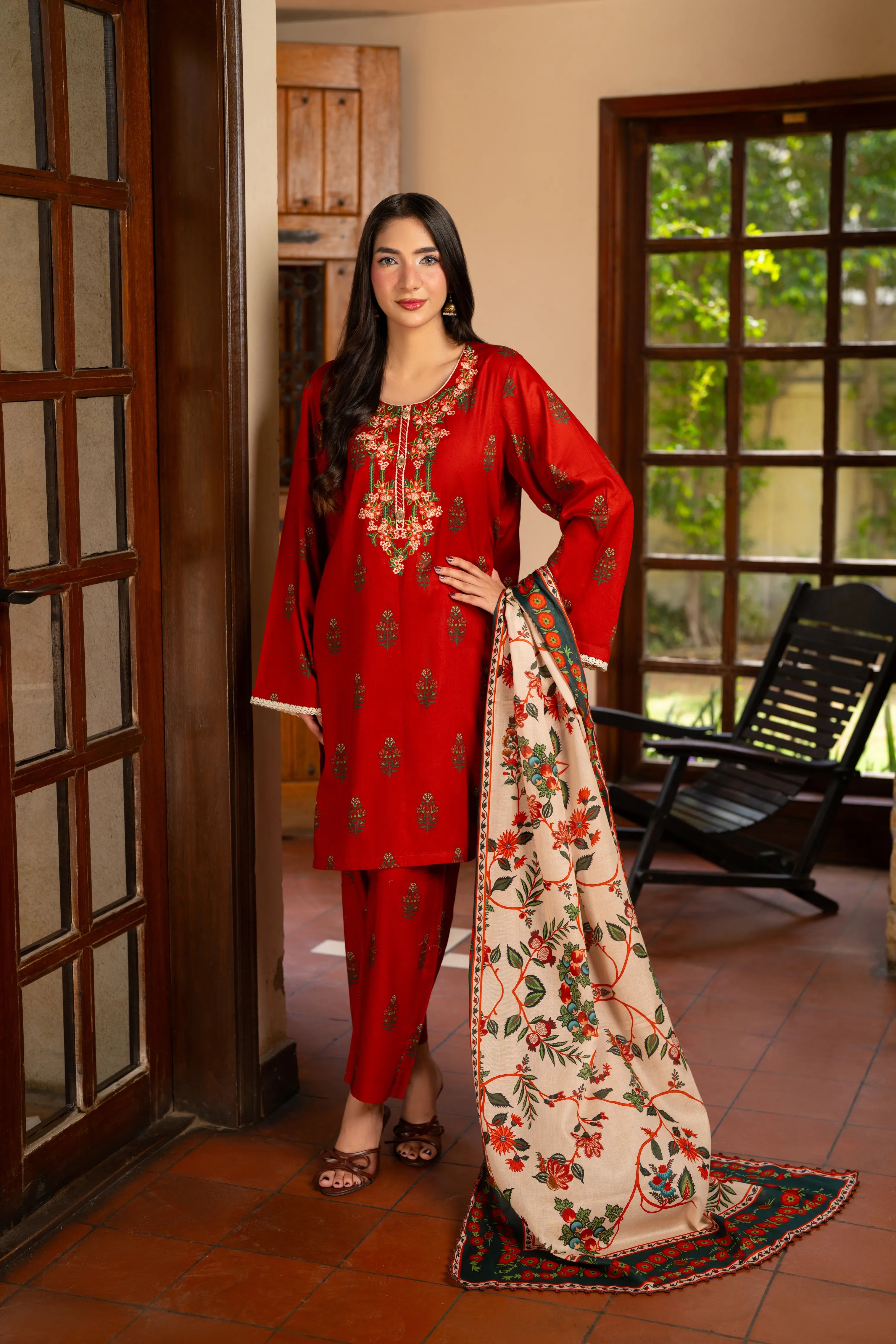 Ruby Bloom | 3 Piece Printed Suit