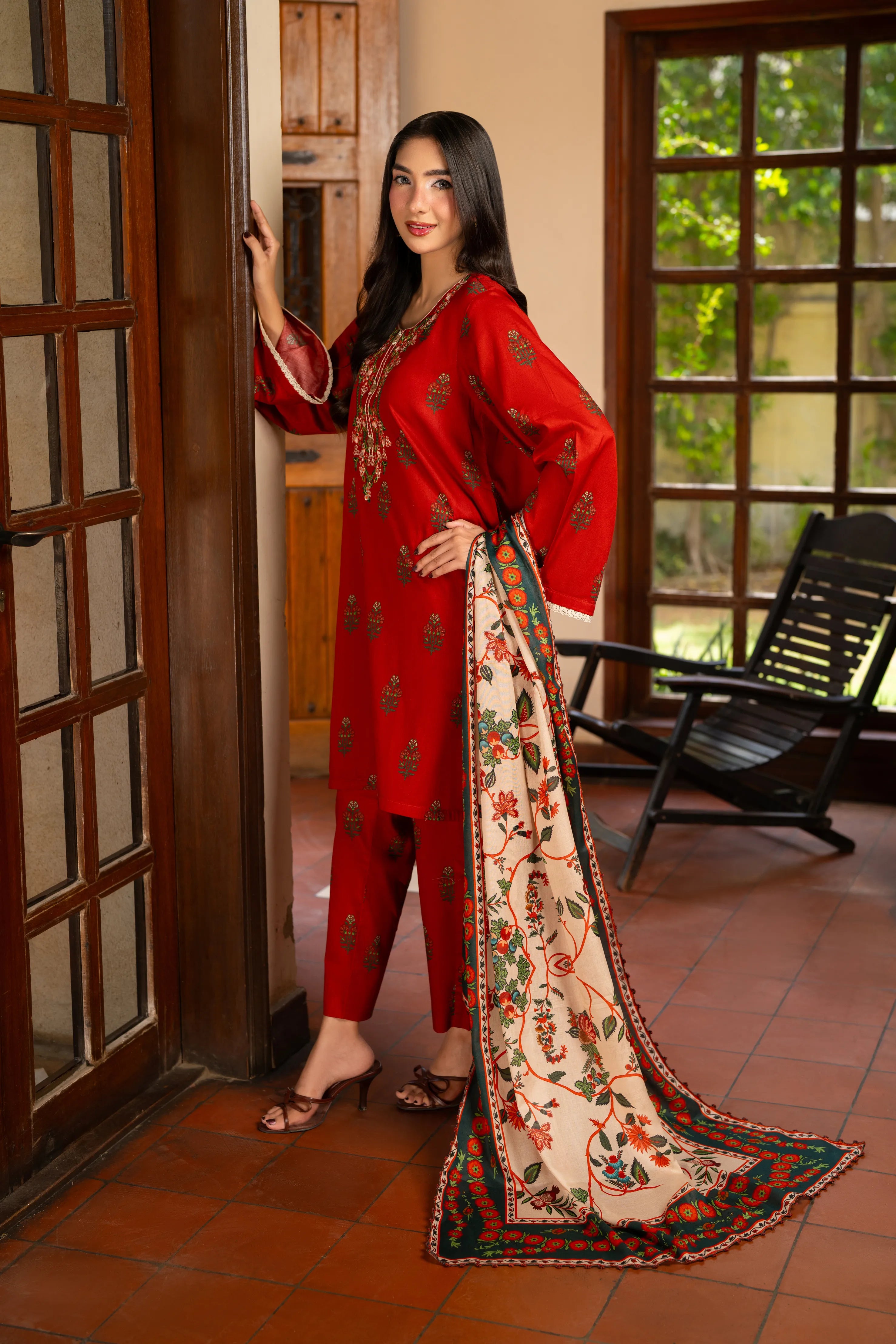 Ruby Bloom | 3 Piece Printed Suit