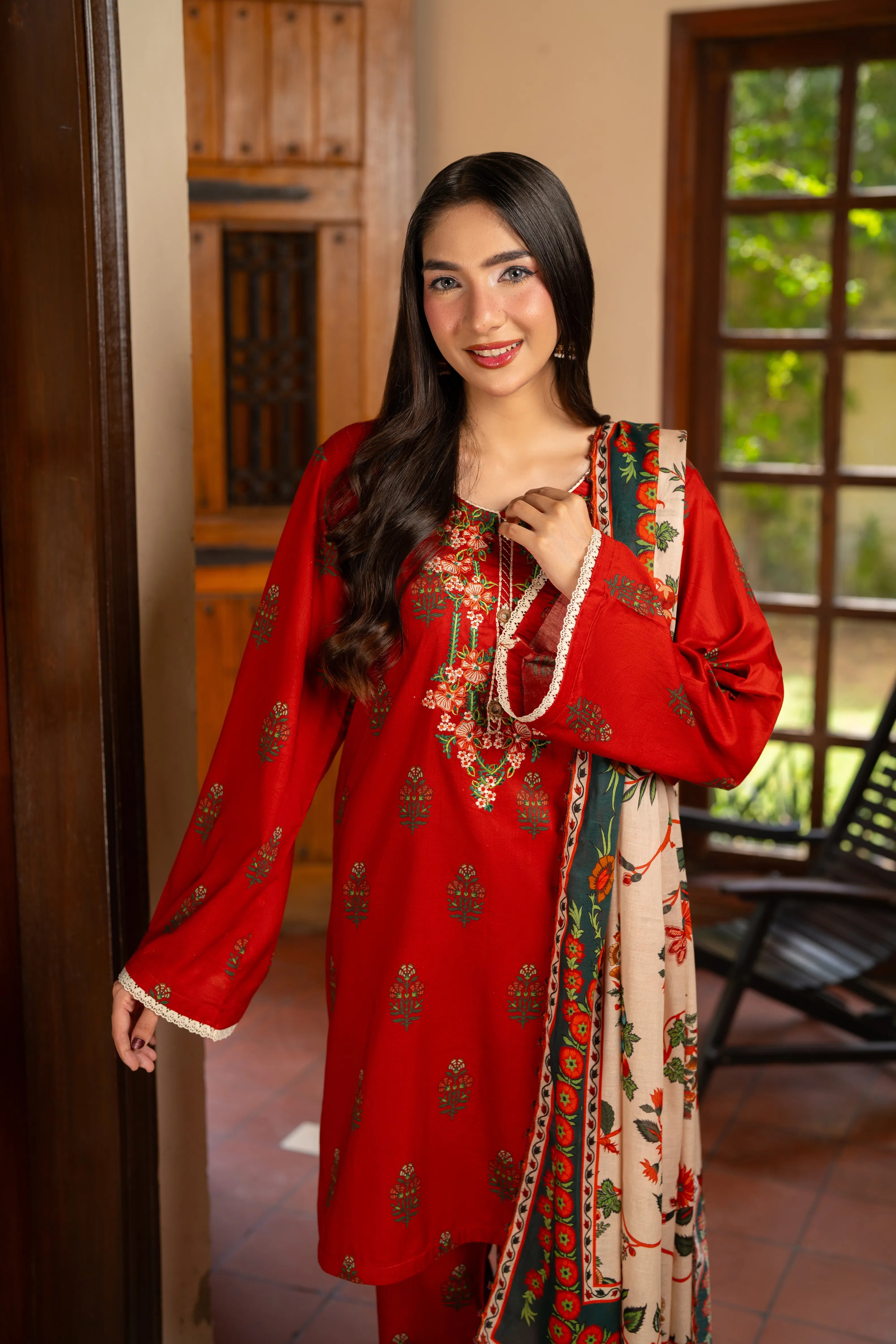 Ruby Bloom | 3 Piece Printed Suit