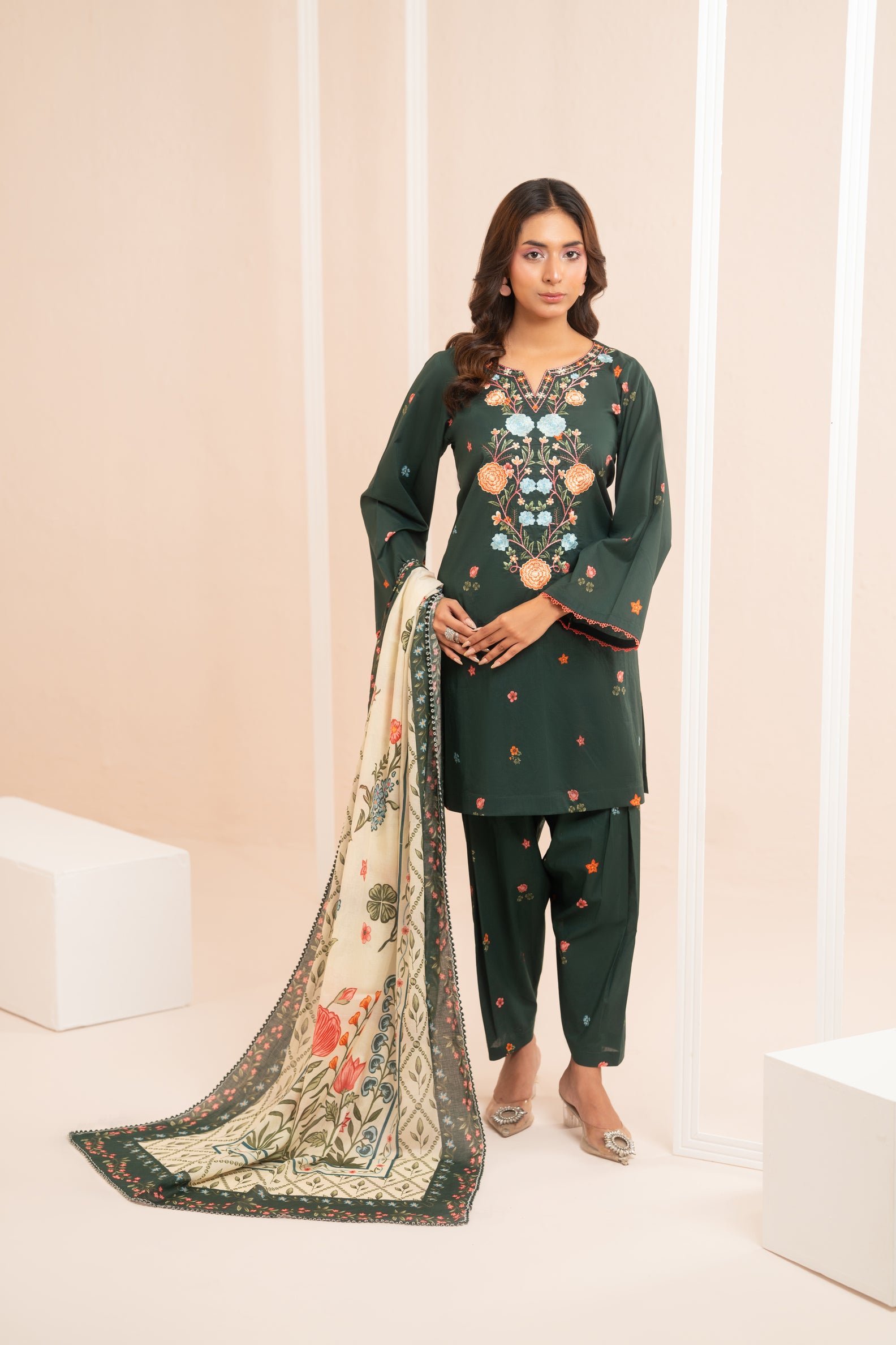 Emerald Charm 3-piece