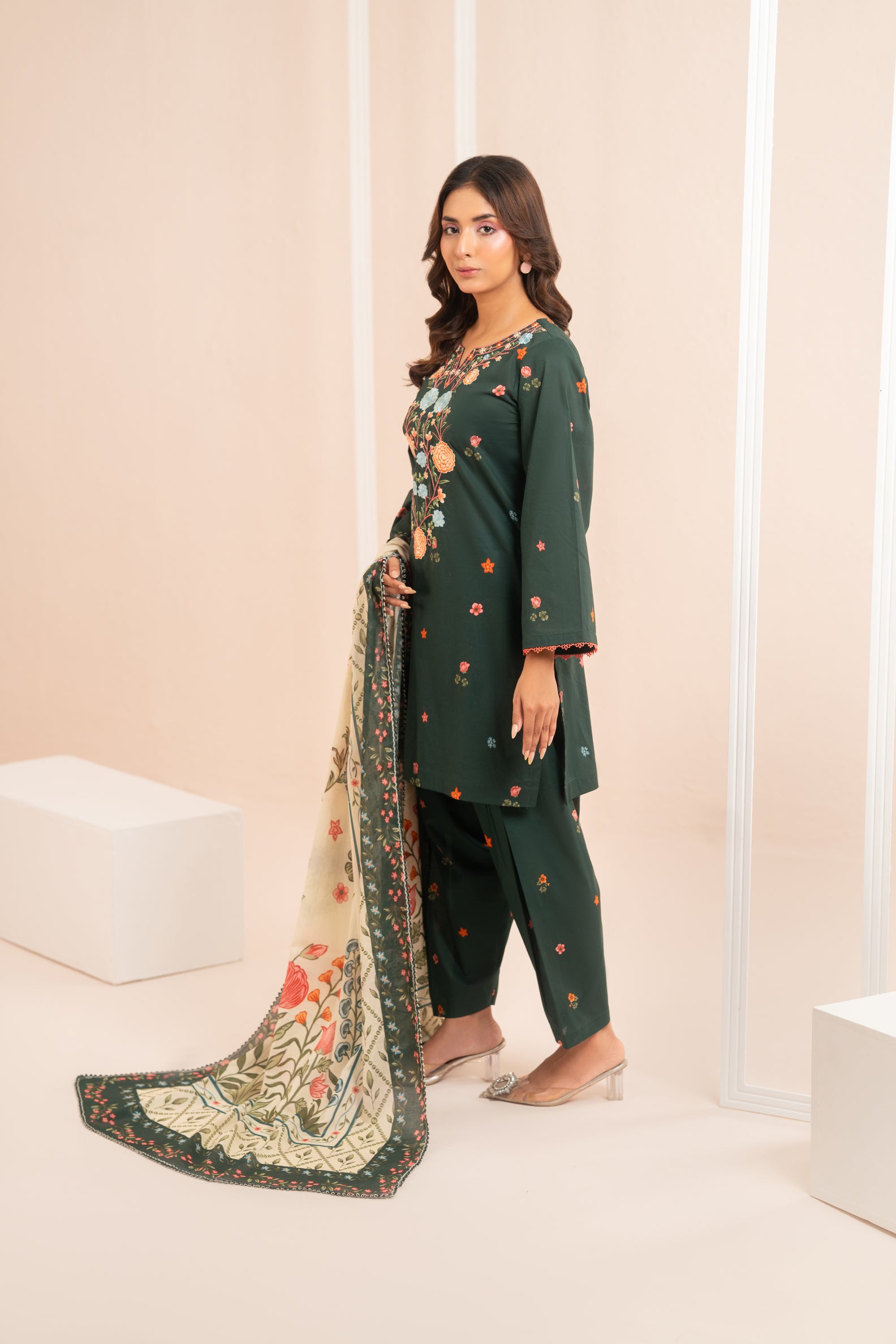 Emerald Charm 3-piece