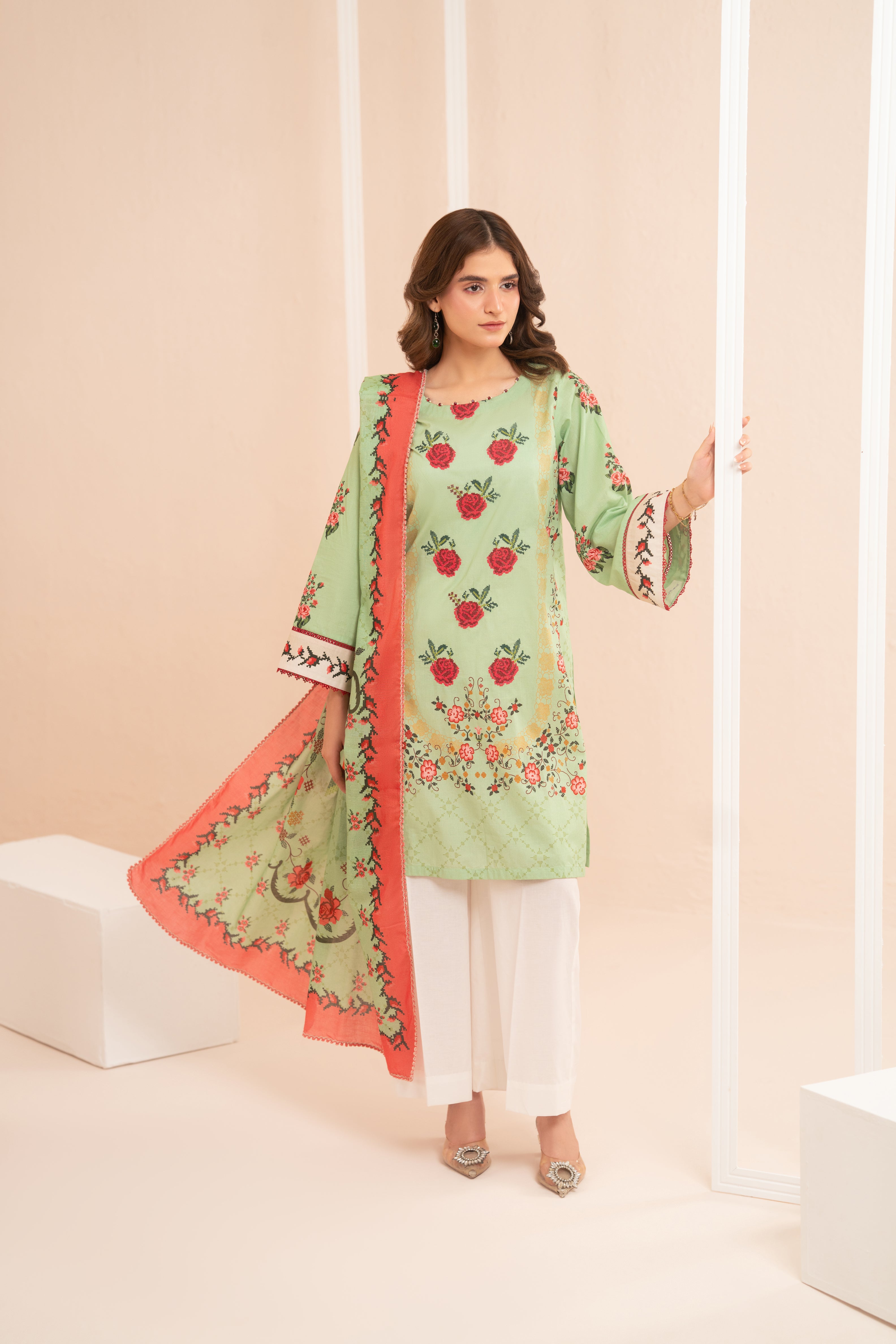 Pastle Green 3-piece