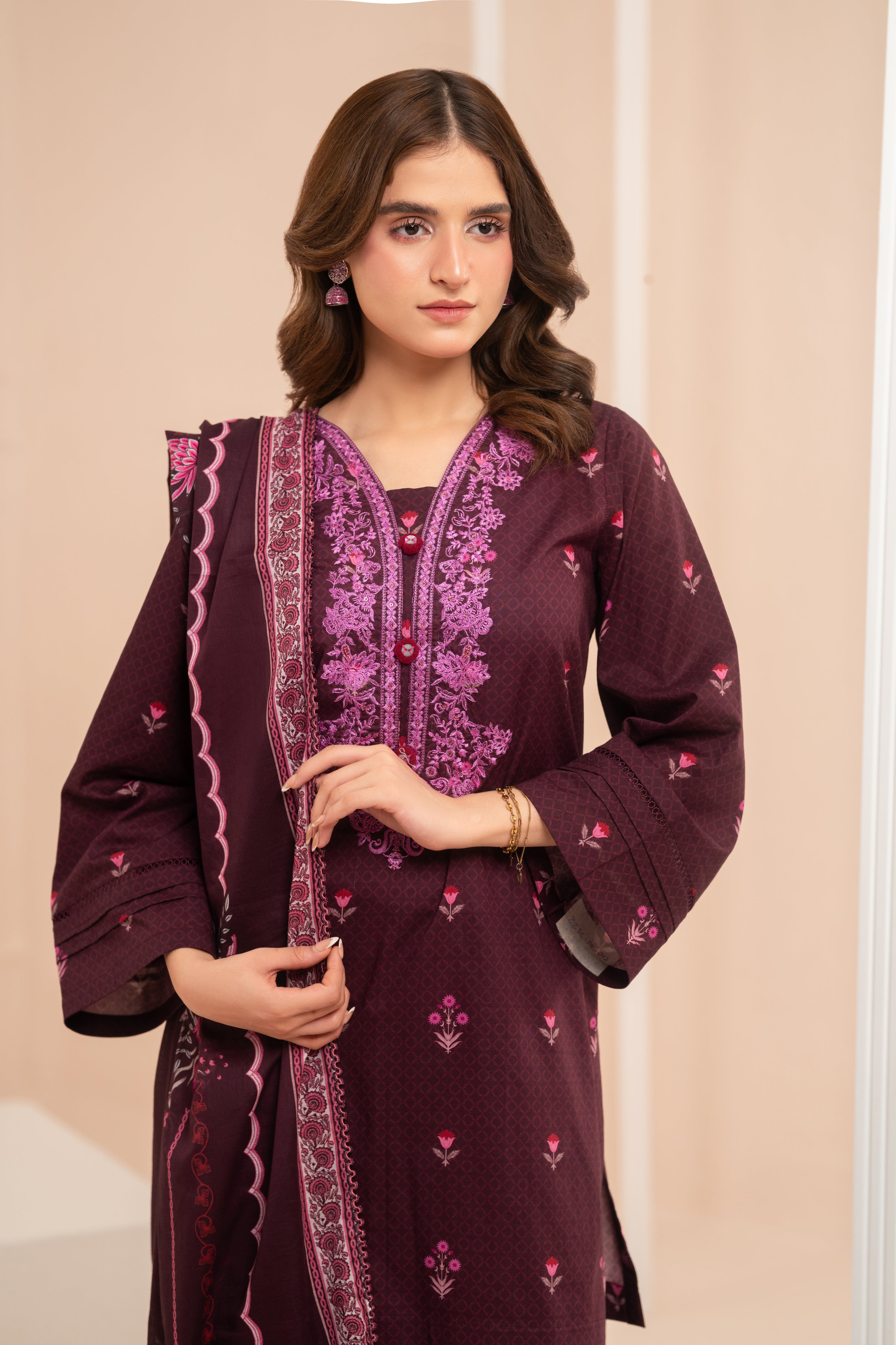 Royal Maroon 3-piece